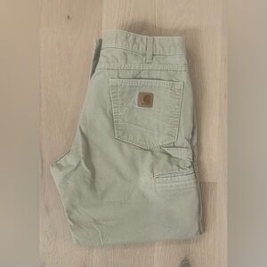 Carhartt Loose Fit Canvas Carpenter Work Pants B159-GKH